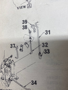LH front Door lock rod U8