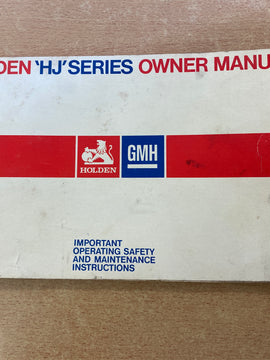 Holden HJ owners manual B12