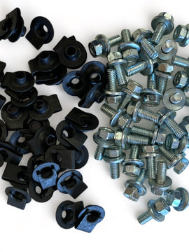 FRONT PANEL BOLT & CLIP SET (NOS19/20)