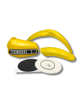YAMAHA YZ 125D 125E FULL PLASTIC SET (YELLOW)