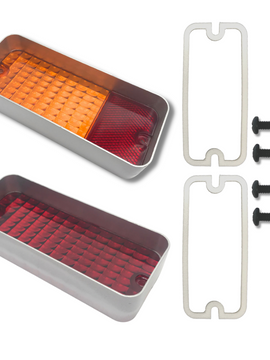 REAR INDICATOR/TAIL LIGHT & BRAKE LIGHT LENS (HQ HJ HX) (NOS-H6/7)