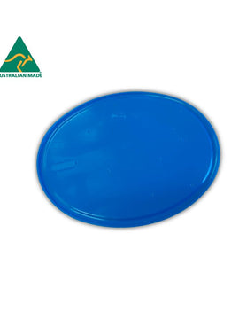 BLUE Oval Number Plate