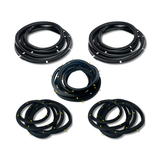 FRONT & REAR DOOR SEAL & BOOT RUBBERS (HQ HJ HX HZ) (NOS-R1/2/3)