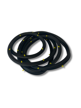 2x REAR DOOR SEAL RUBBERS (HQ HJ HX HZ) (NOS-R2)