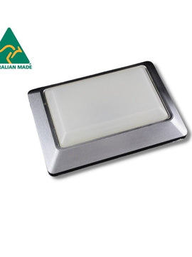 Interior Light Base & Lens SILVER (HQ HJ HX HZ WB) NOS-H62