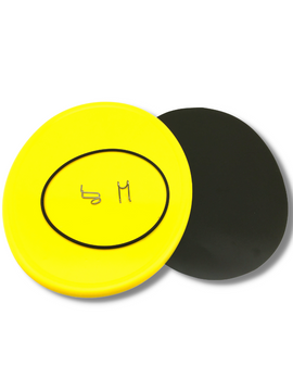 YELLOW Oval Number Plate Kit NOS-Y3