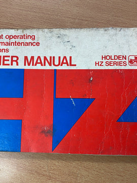 HZ Holden 1979 owners manual B4