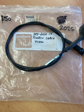 NOS YZ 125 G 3R326311-00 THROTTLE CABLE B2.1