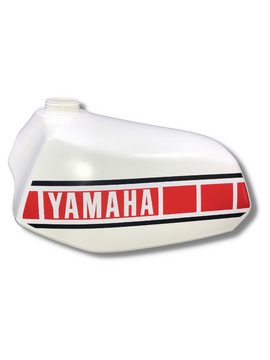 YAMAHA YZ 125D 125E FULL PLASTIC SET (WHITE)