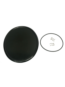 BLACK Oval Number Plate Kit NOS-Y5