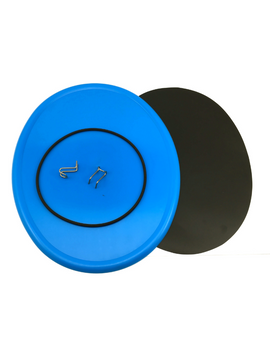 BLUE Oval Number Plate Kit NOS-Y1